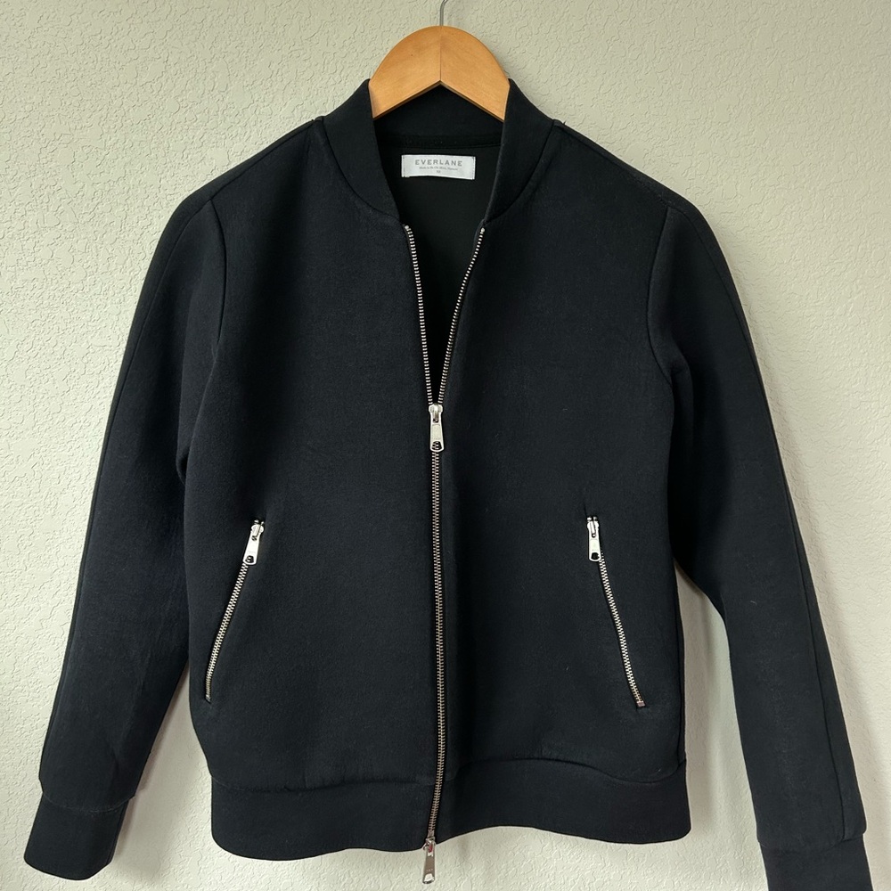 Everlane Navy Bomber Jacket